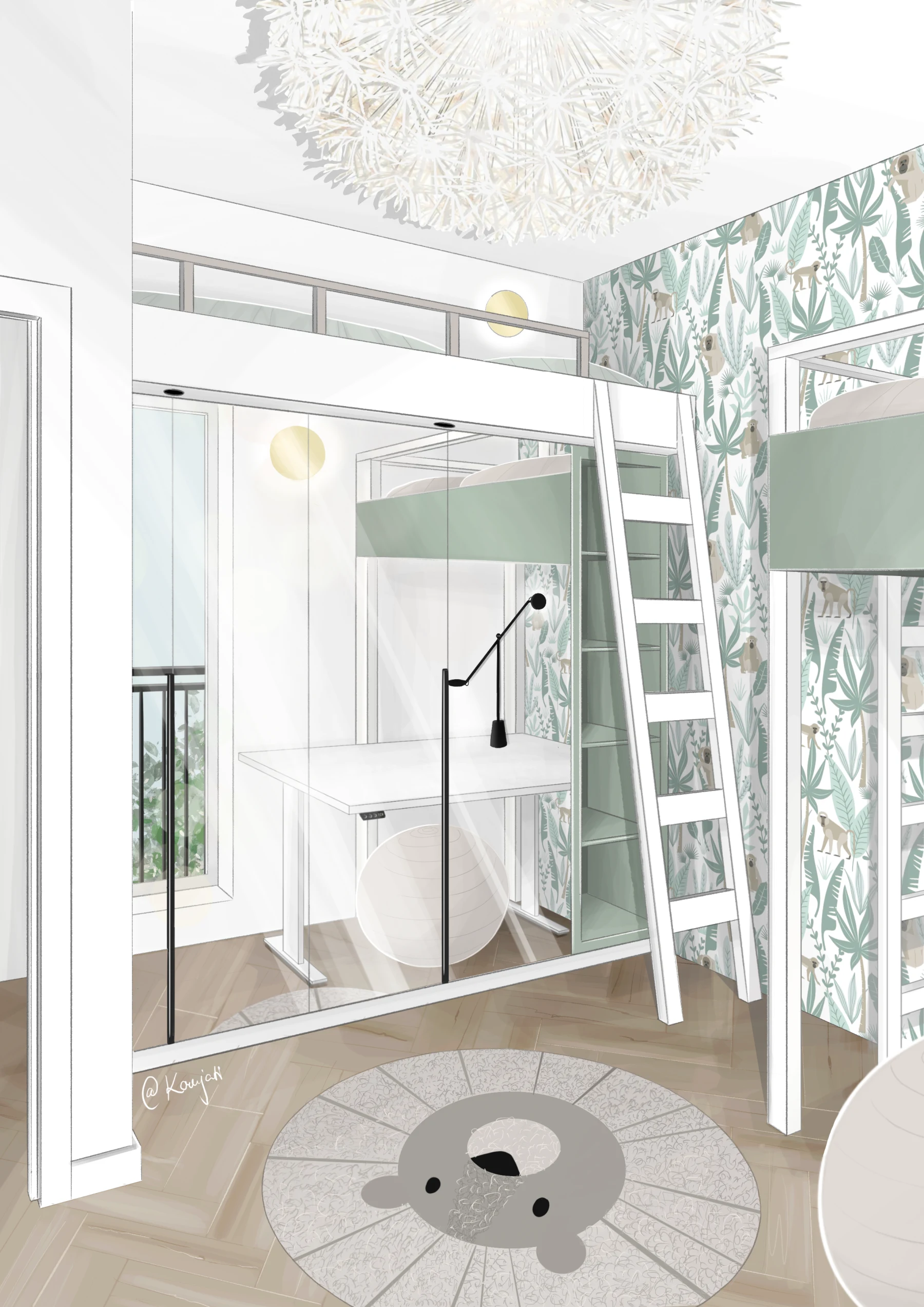 Kids bedroom design